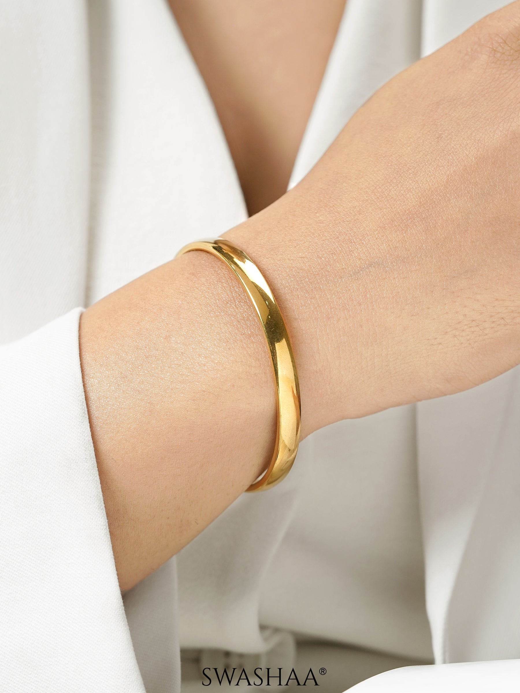 Solid Gold 18ct Gold Bracelet Women's Emiral 18K Gold Plated
