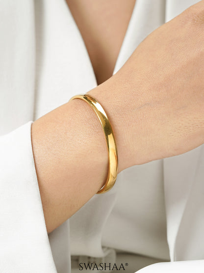 Emiral 18K Gold Plated Bangle Bracelet