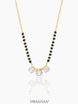 Esha Solitaire 14K Gold Plated Mangalsutra
