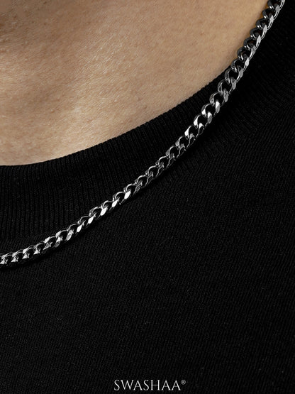 Cuban Silver 5 MM Men's Chain