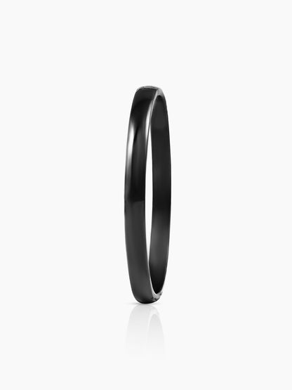 Ethan Glossy Black Men's Kada