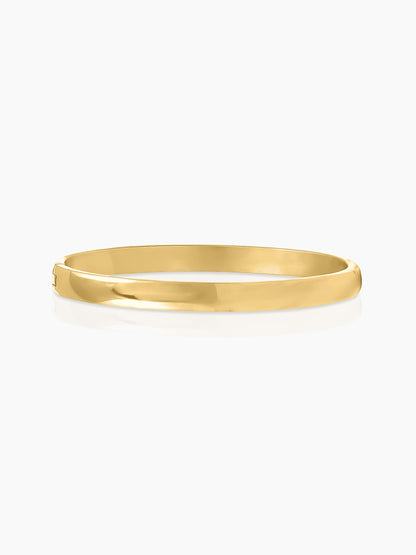 Ethan Polish Finish 18K Gold Plated Bracelet