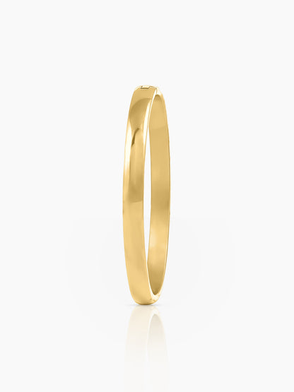 Ethan Polish Finish 18K Gold Plated Bracelet
