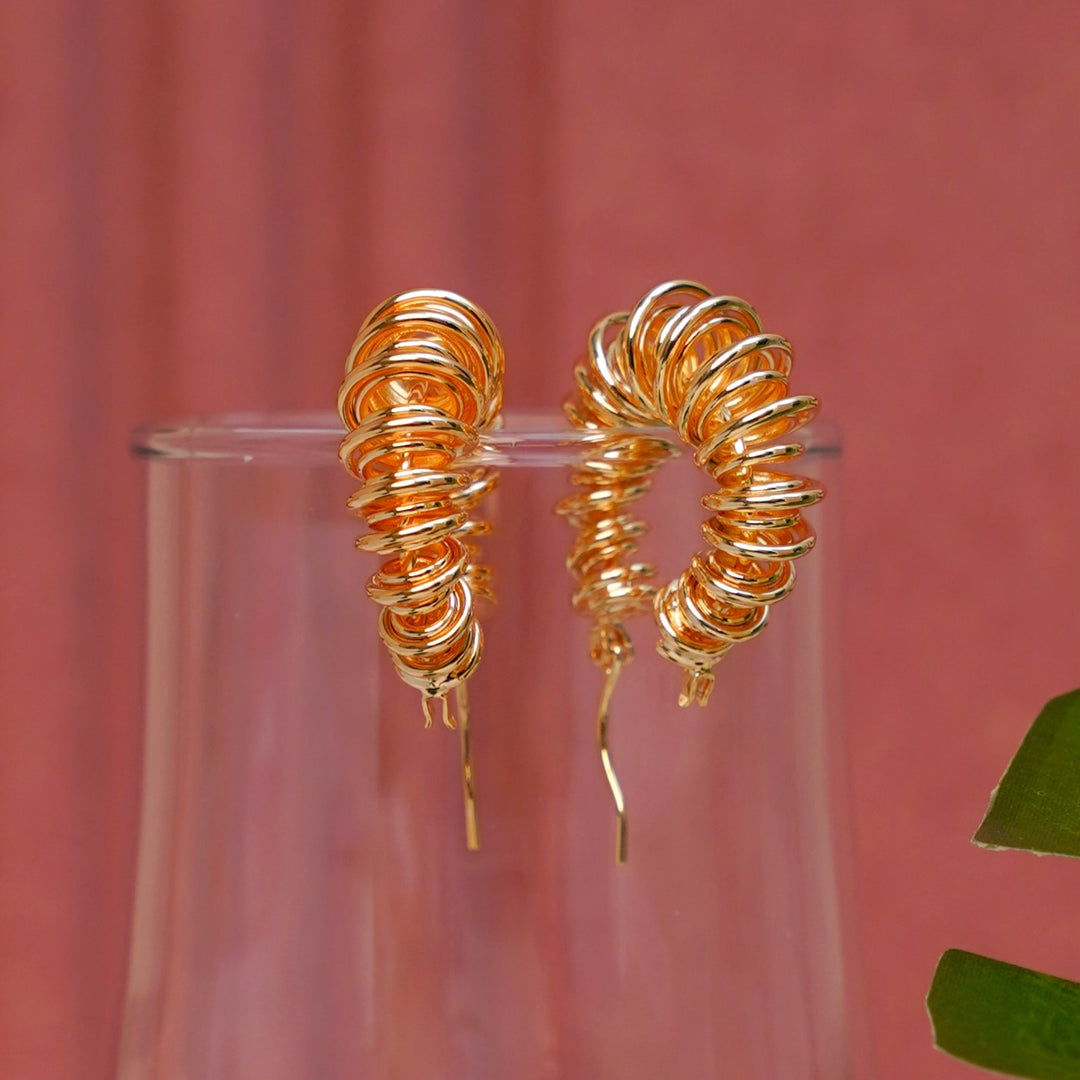Fedella hoops Earrings - Swashaa