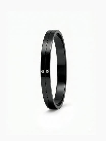 Felipe Black Men's Kada - Swashaa