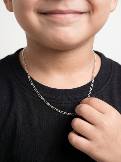 Figaro Link Chain Silver 2MM Kid's Chain