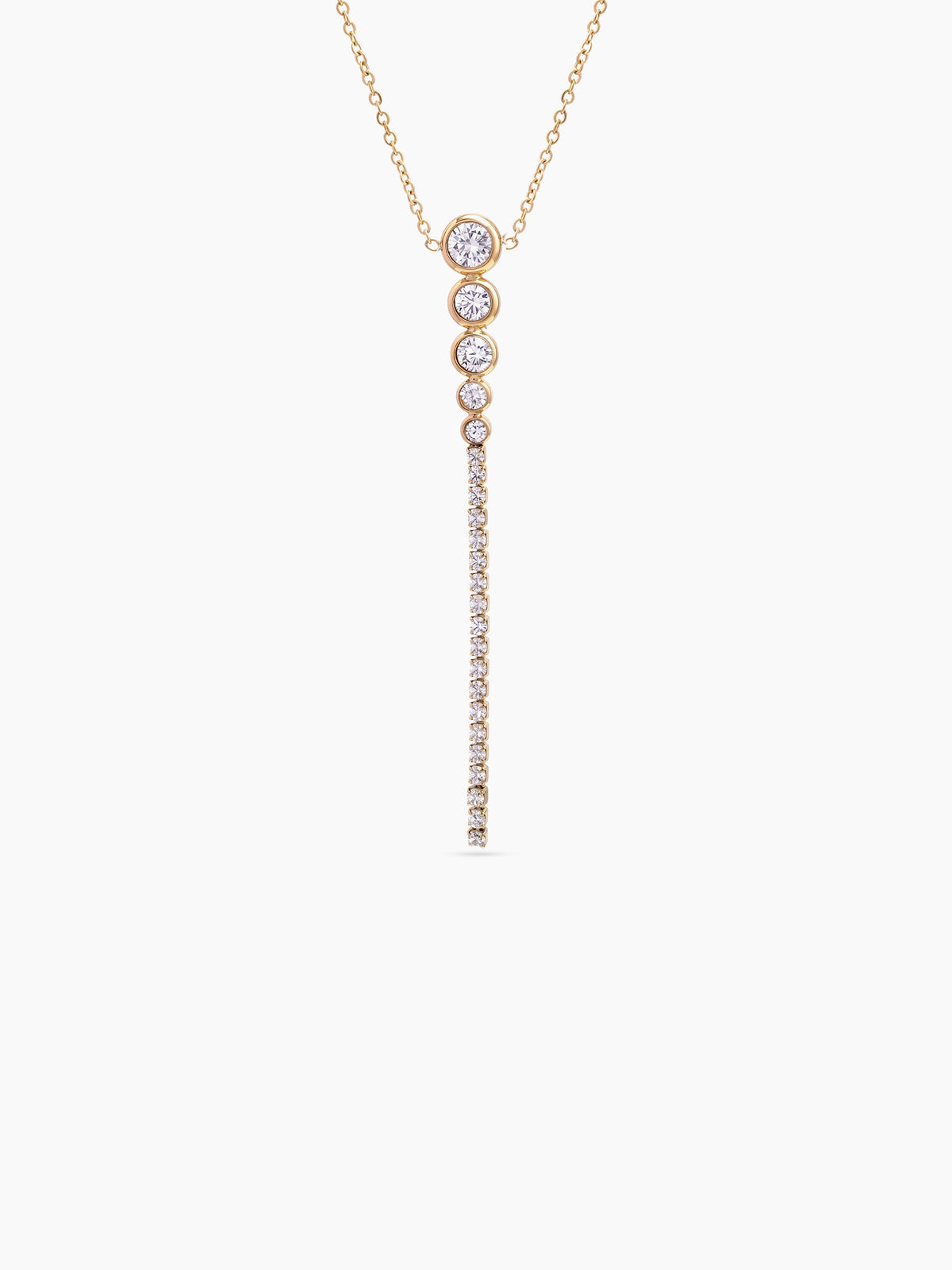Fiora Diamond 18K Gold Plated Necklace