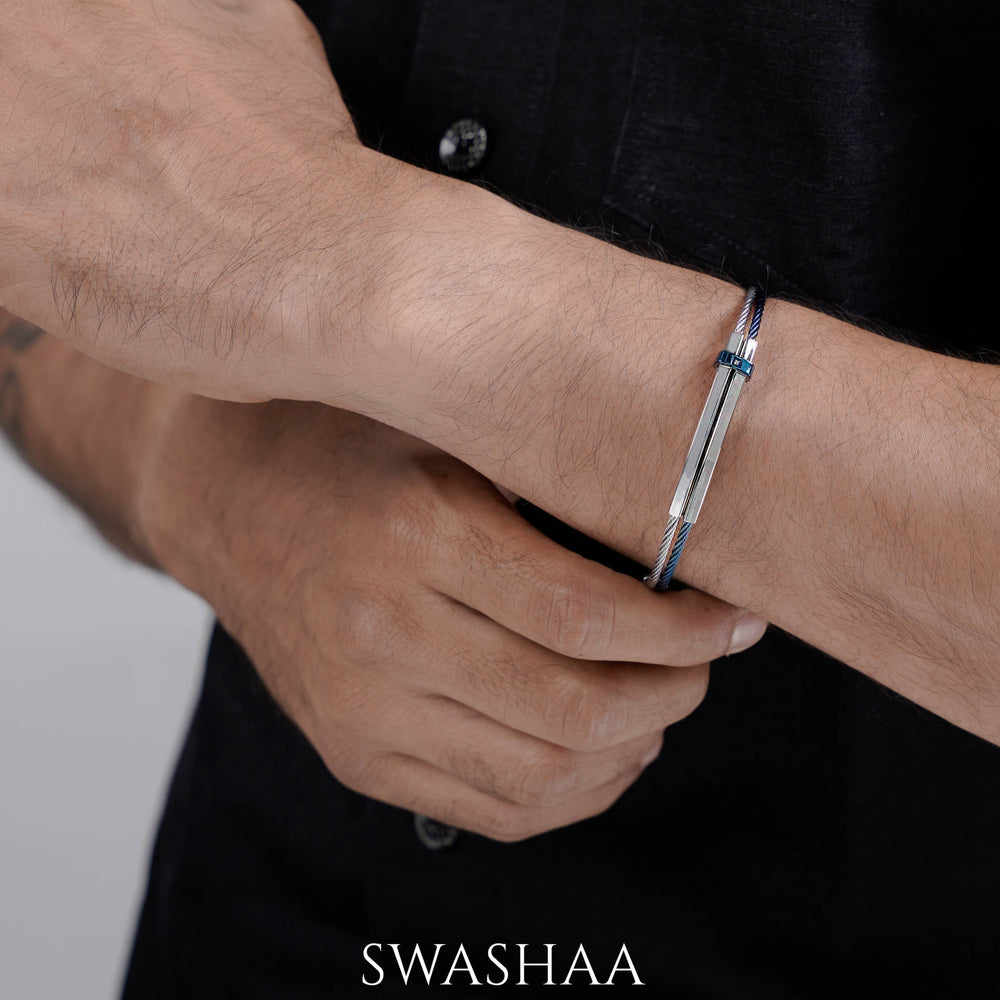 Fitz wired Men's Bracelet - Swashaa