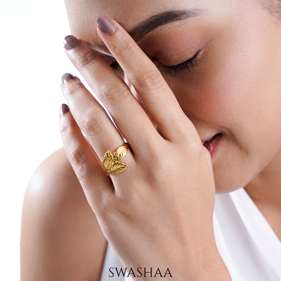 Flossie 18K Gold Plated Ring