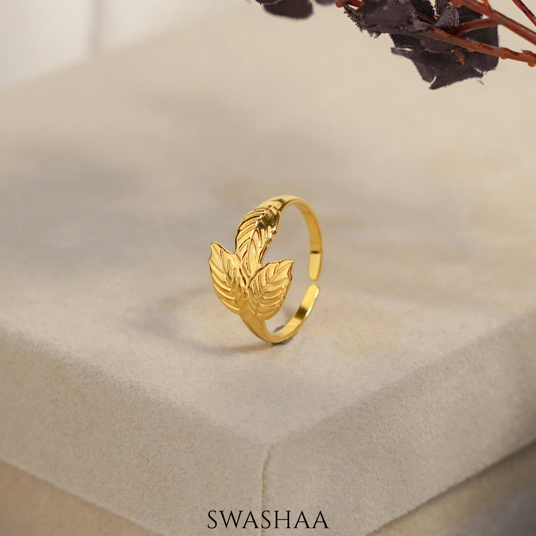 Flossie 18K Gold Plated Ring