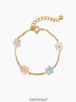 Flower Pop 18K Gold Plated Kid's Bracelet