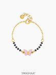 Flutter Grace Butterfly 18K Gold Plated Kid's Nazariya Bracelet