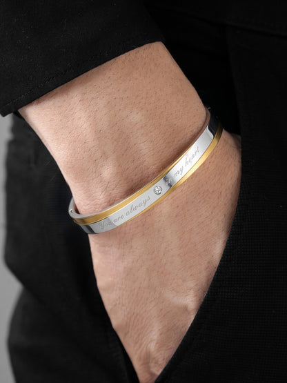 Forever Dual Tone Men's Kada