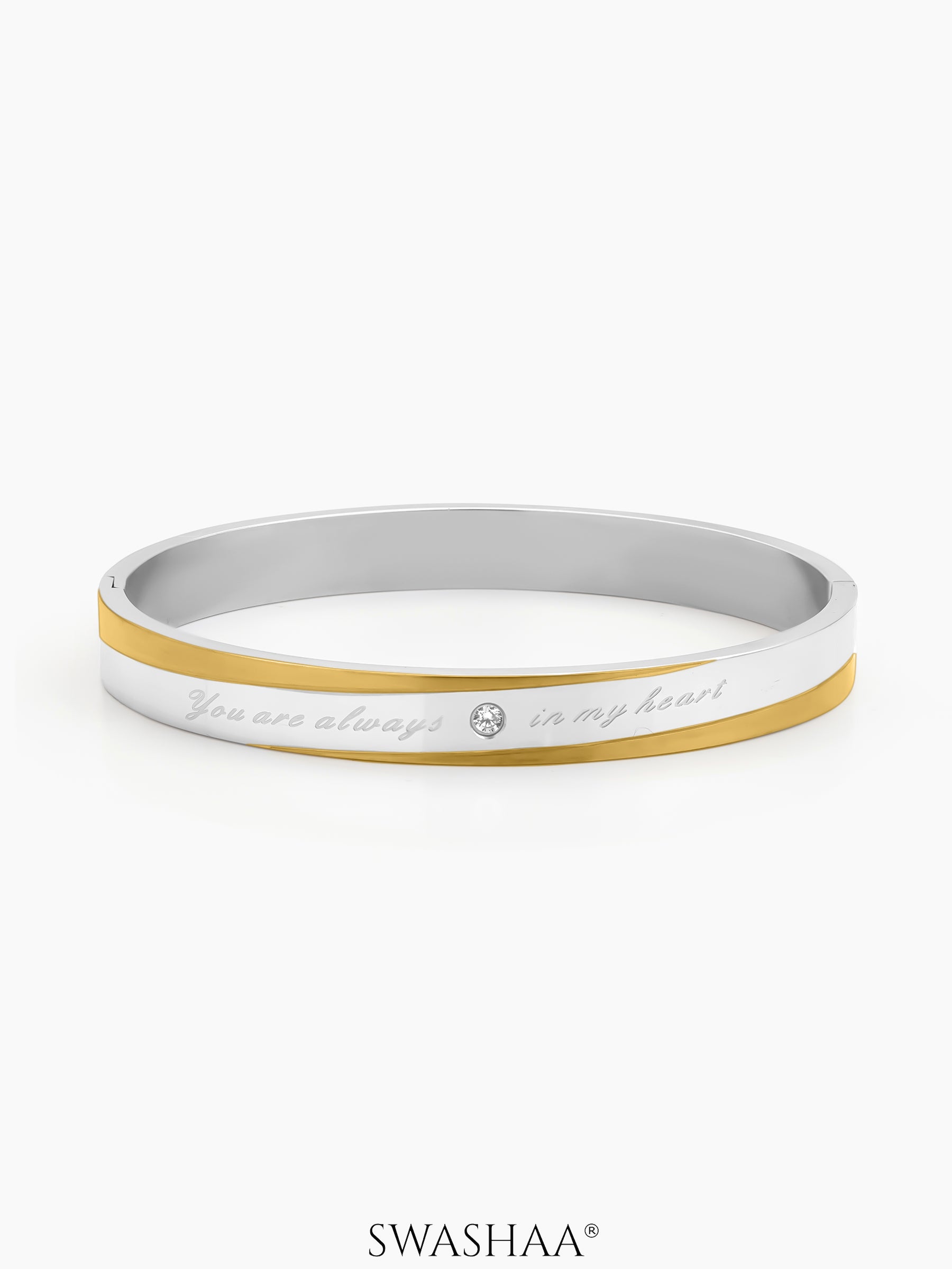 Forever Dual Tone Men's Kada - Swashaa