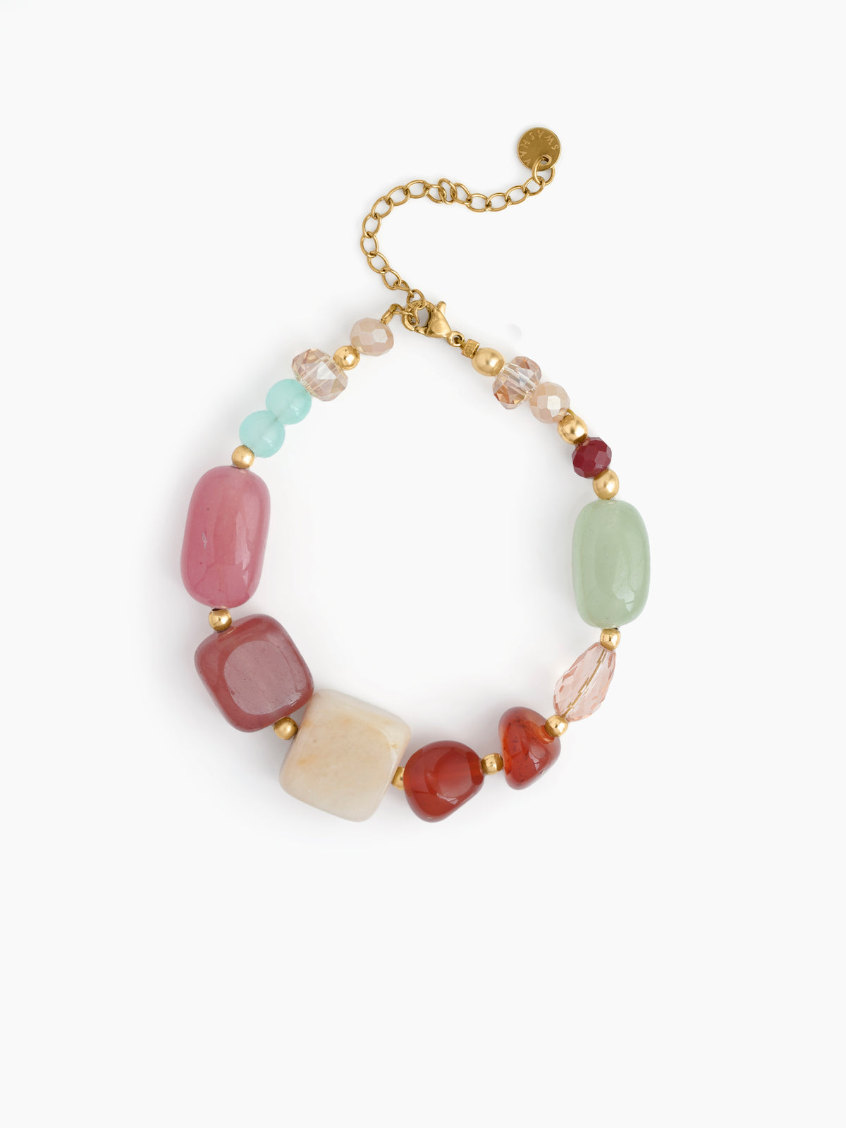 Freesia Multicolor Stone Women's Beaded Loose Bracelet