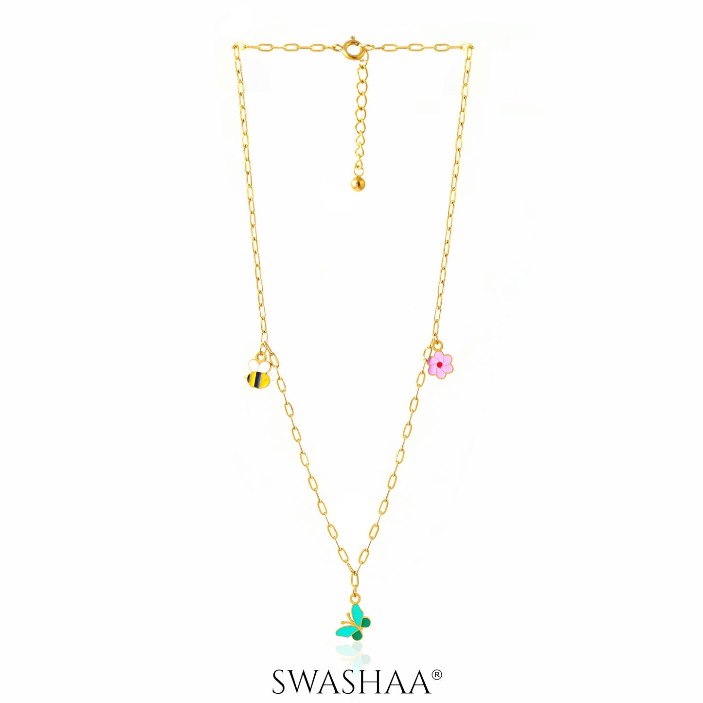 Fury Charms 18K Gold Plated Kid's Necklace