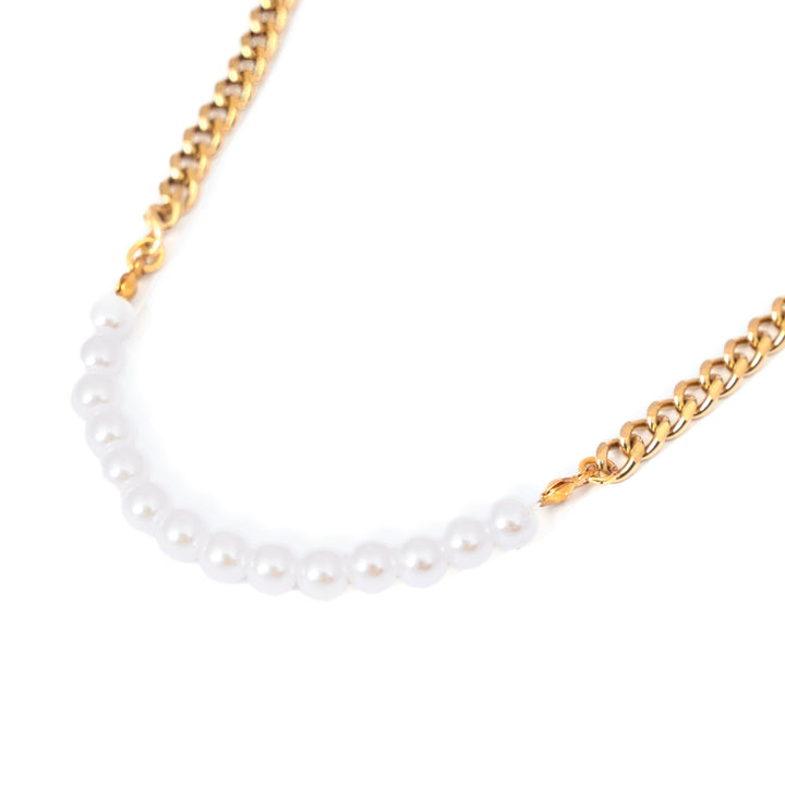 Garla Pearl 18K Gold Plated Necklace