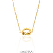 Gala Knot 18K Gold Plated Necklace