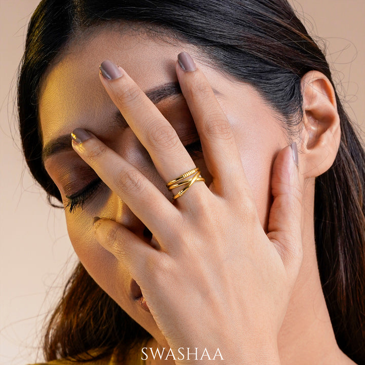 Gargi 18K Gold Plated Ring