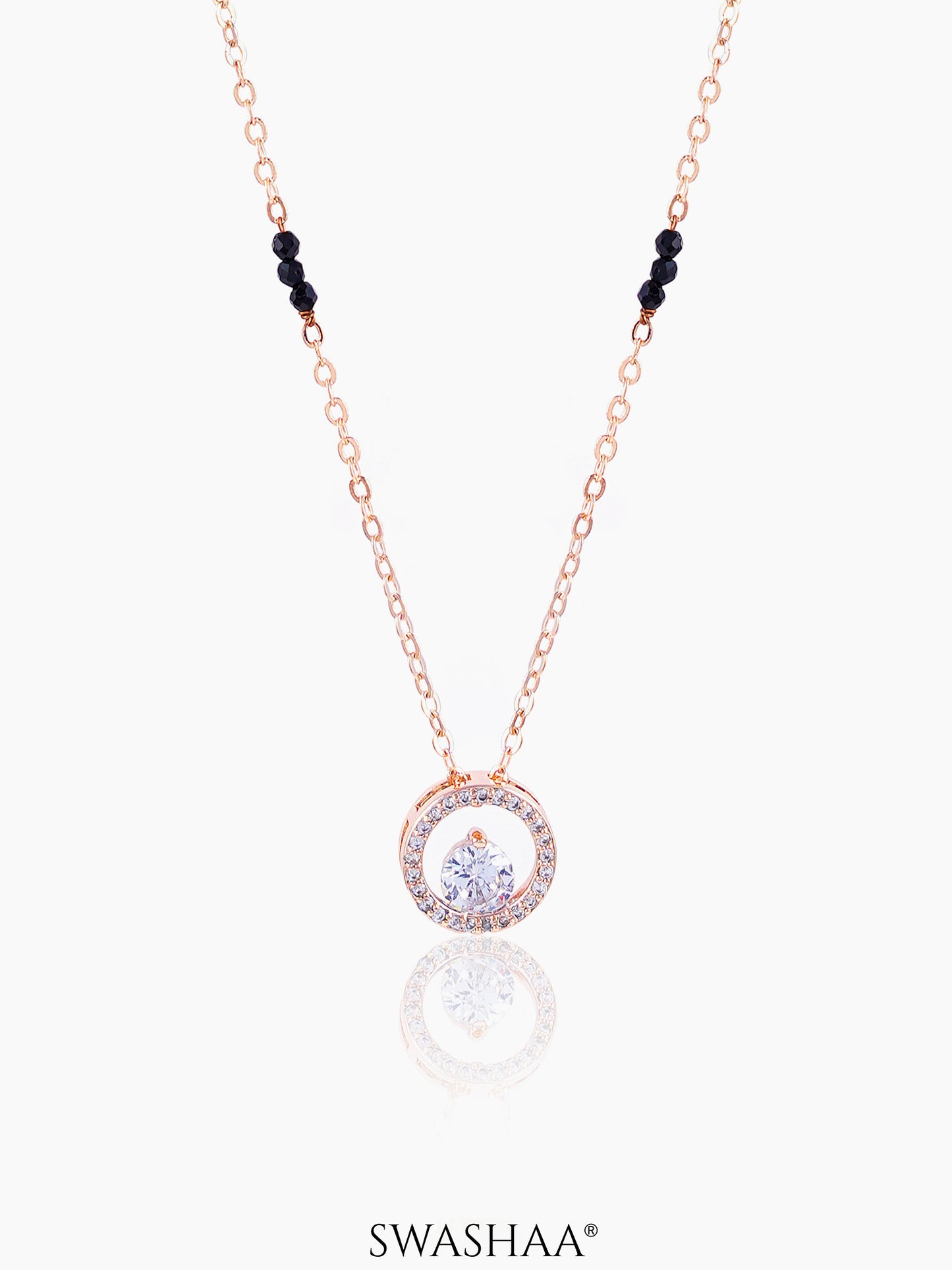 Gemma Rosegold Plated Mangalsutra