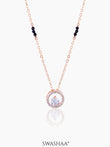 Gemma Rosegold Plated Mangalsutra
