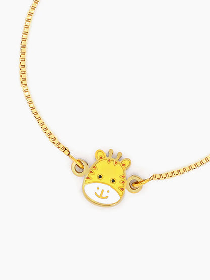 Gigi Giraffe Charms 18K Gold Plated Kid's Loose Bracelet