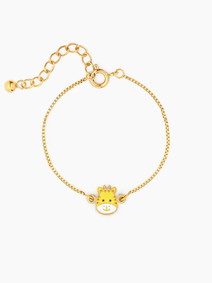 Gigi Giraffe Charms 18K Gold Plated Kid's Loose Bracelet