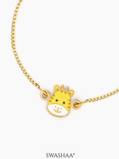 Gigi Giraffe Charms 18K Gold Plated Kid's Loose Bracelet