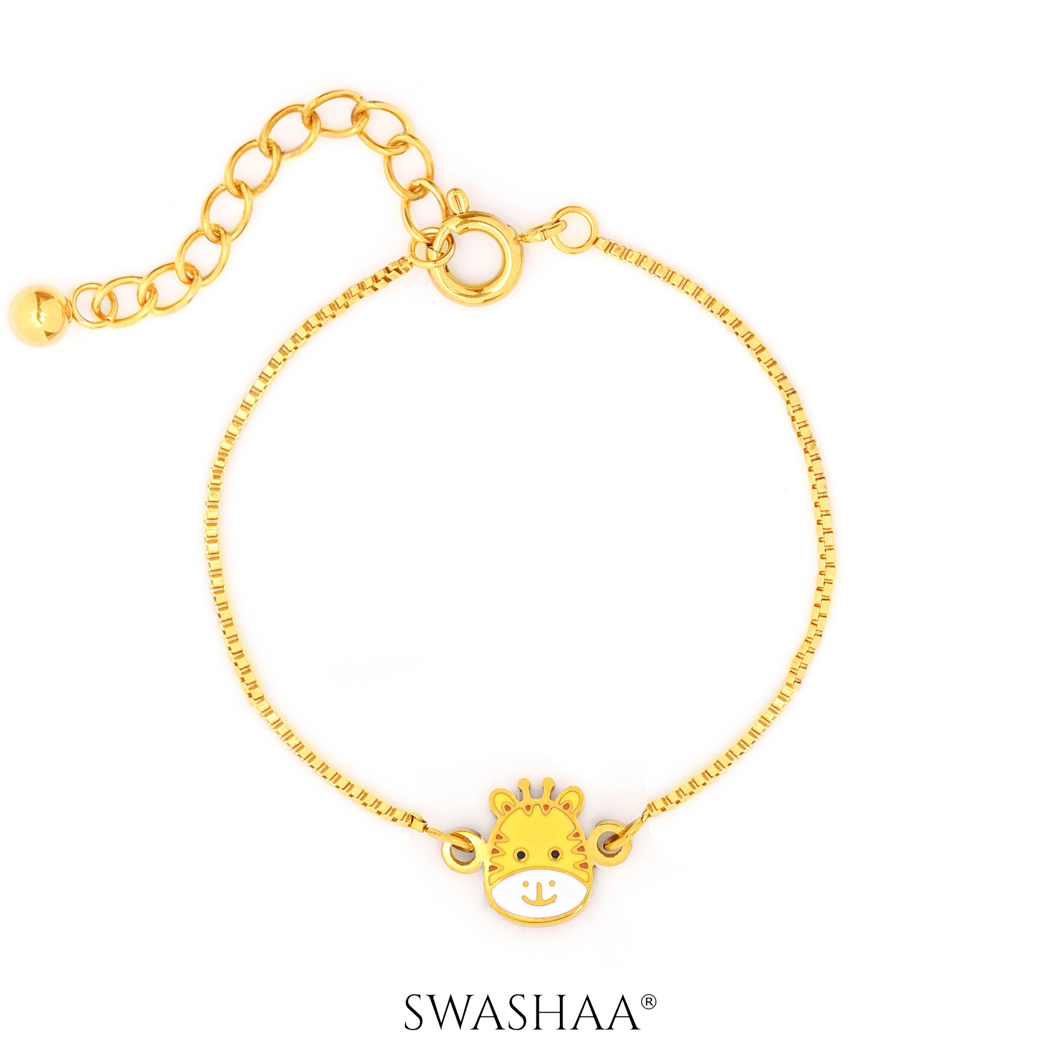 Gigi Giraffe 18K Gold Plated Kid's Bracelet