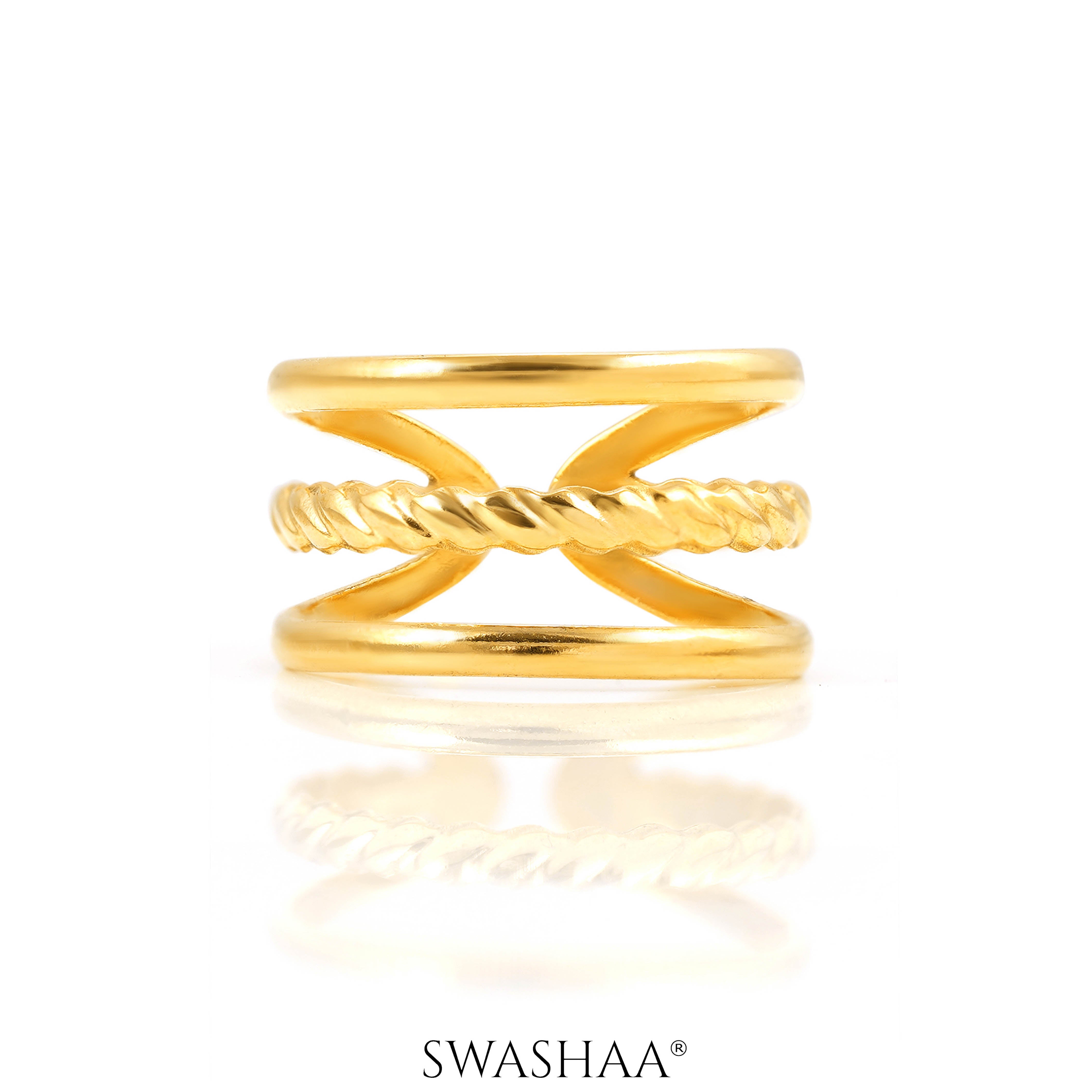 Gigi 18K Gold Plated Ring