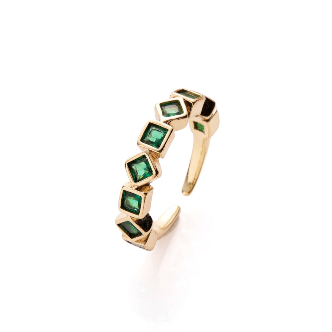 Giselle Emarald Band 18K Gold Plated Ring