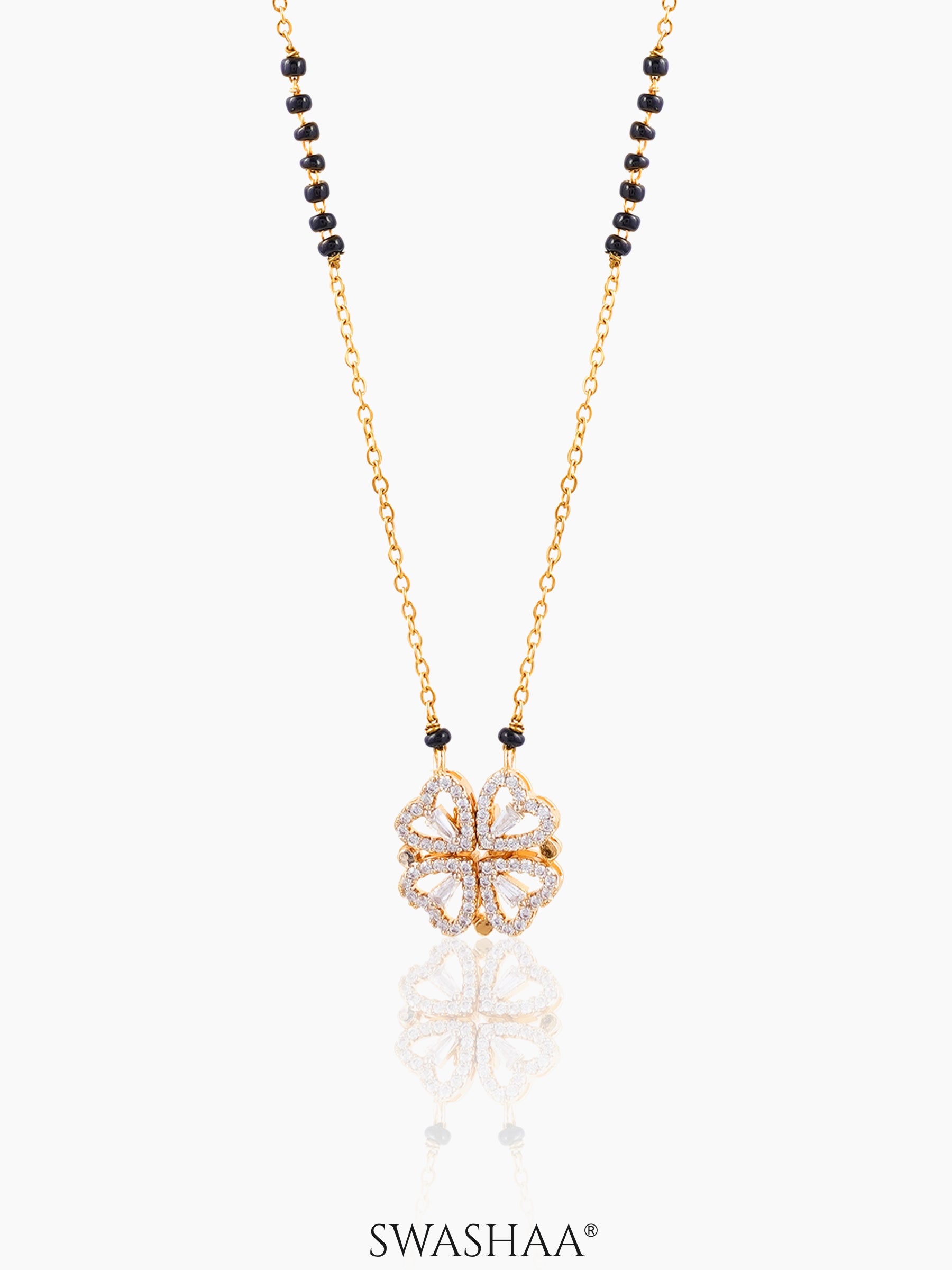 Gleaming Clover Mangalsutra