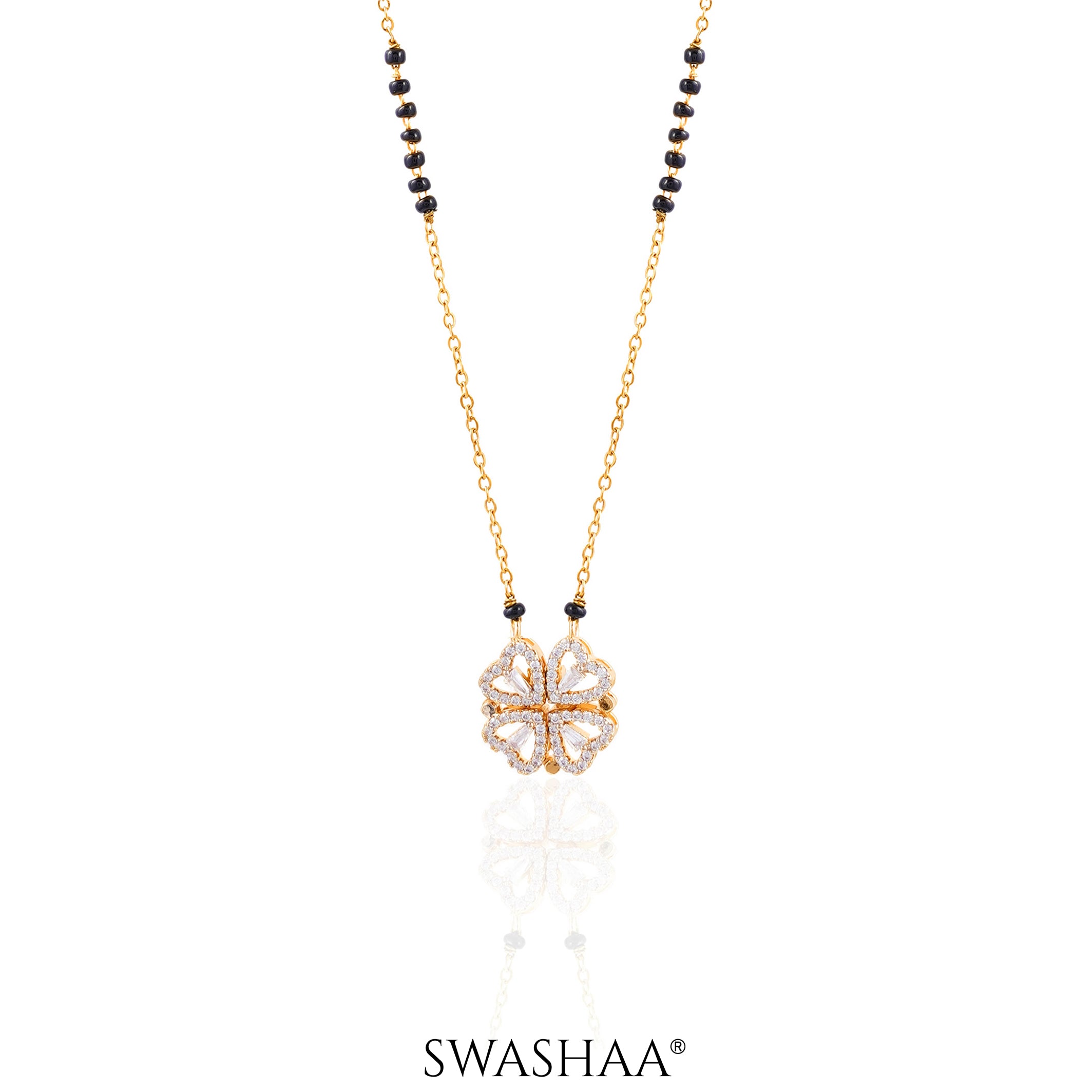 Gleaming Clover Mangalsutra