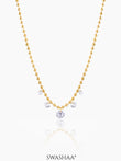 Glimmering Raindrop 18K Gold Plated Necklace