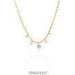Glimmering Raindrop 18K Gold Plated Necklace