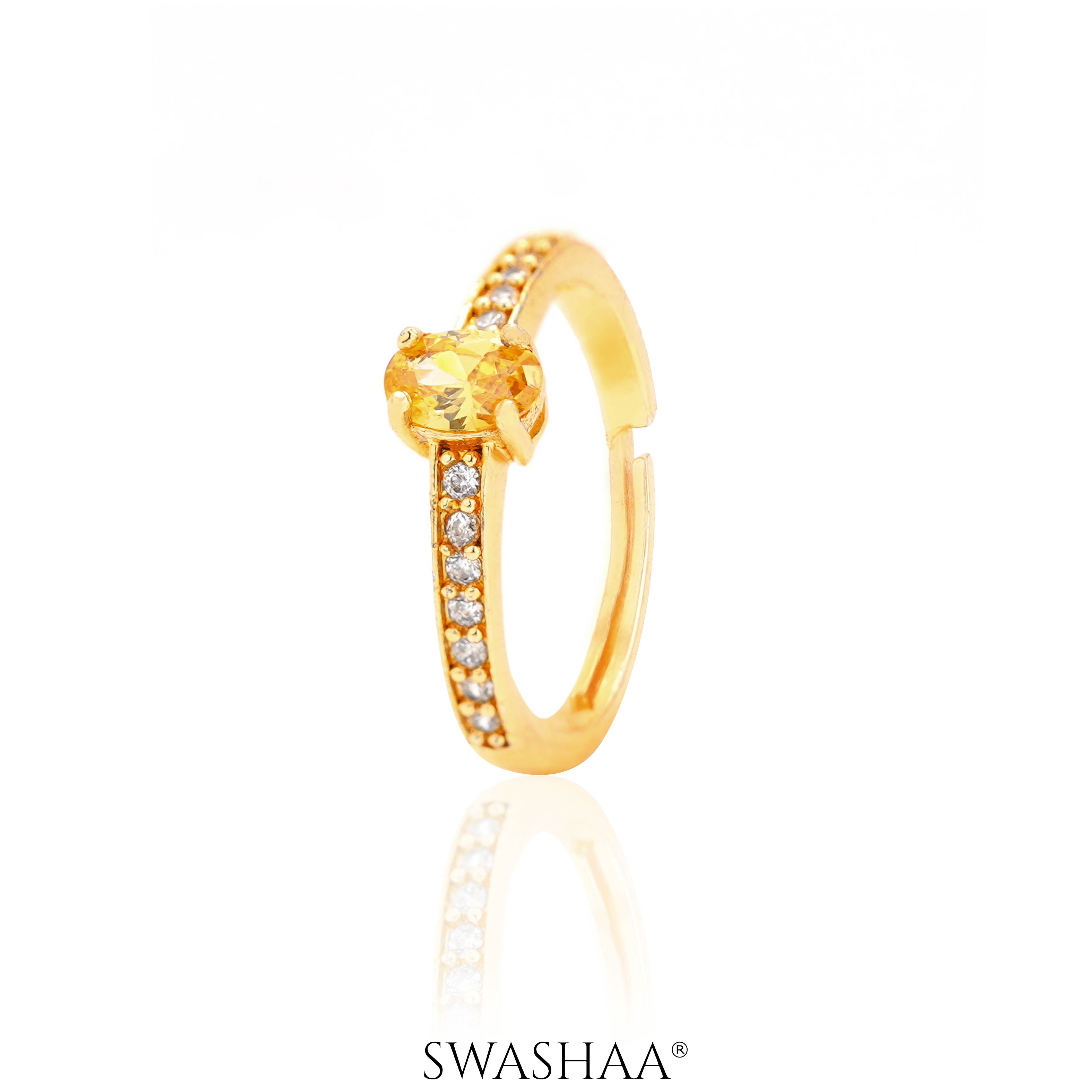 Honeyed 18K Gold Plated Ring