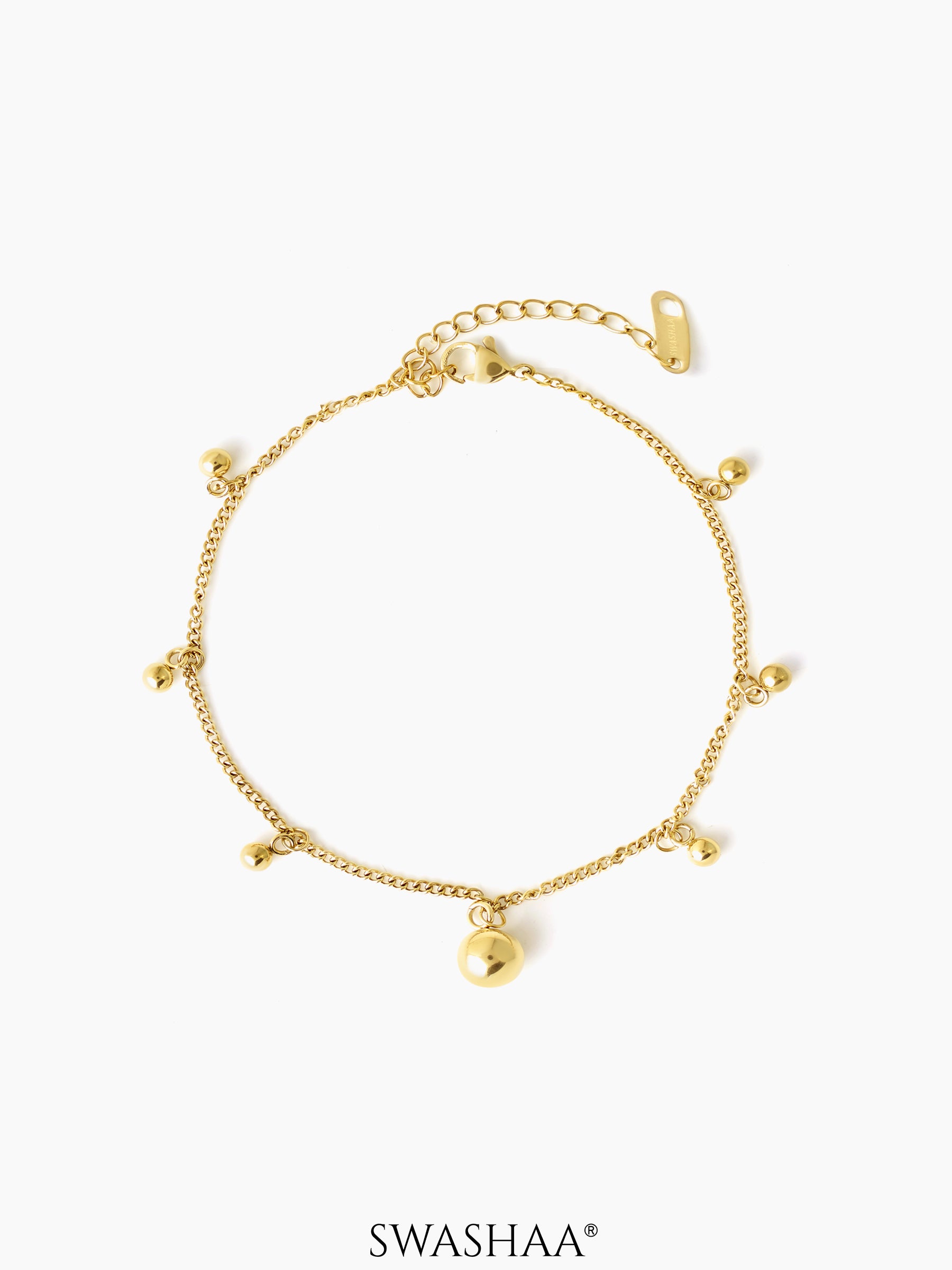 Hail 18K Gold Plated Women's Anklet