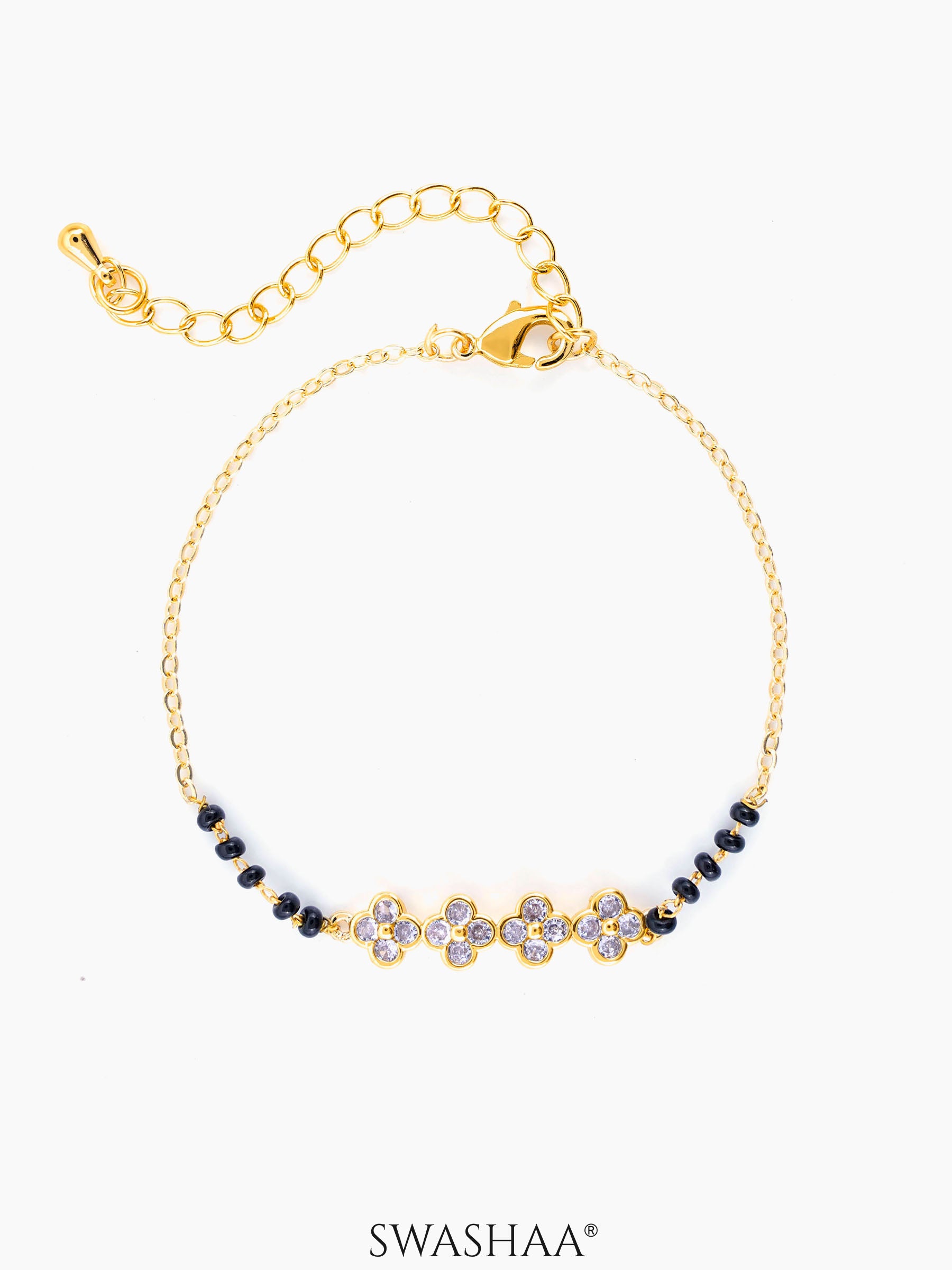 Harini 14K Gold Plated Mangalsutra Bracelet