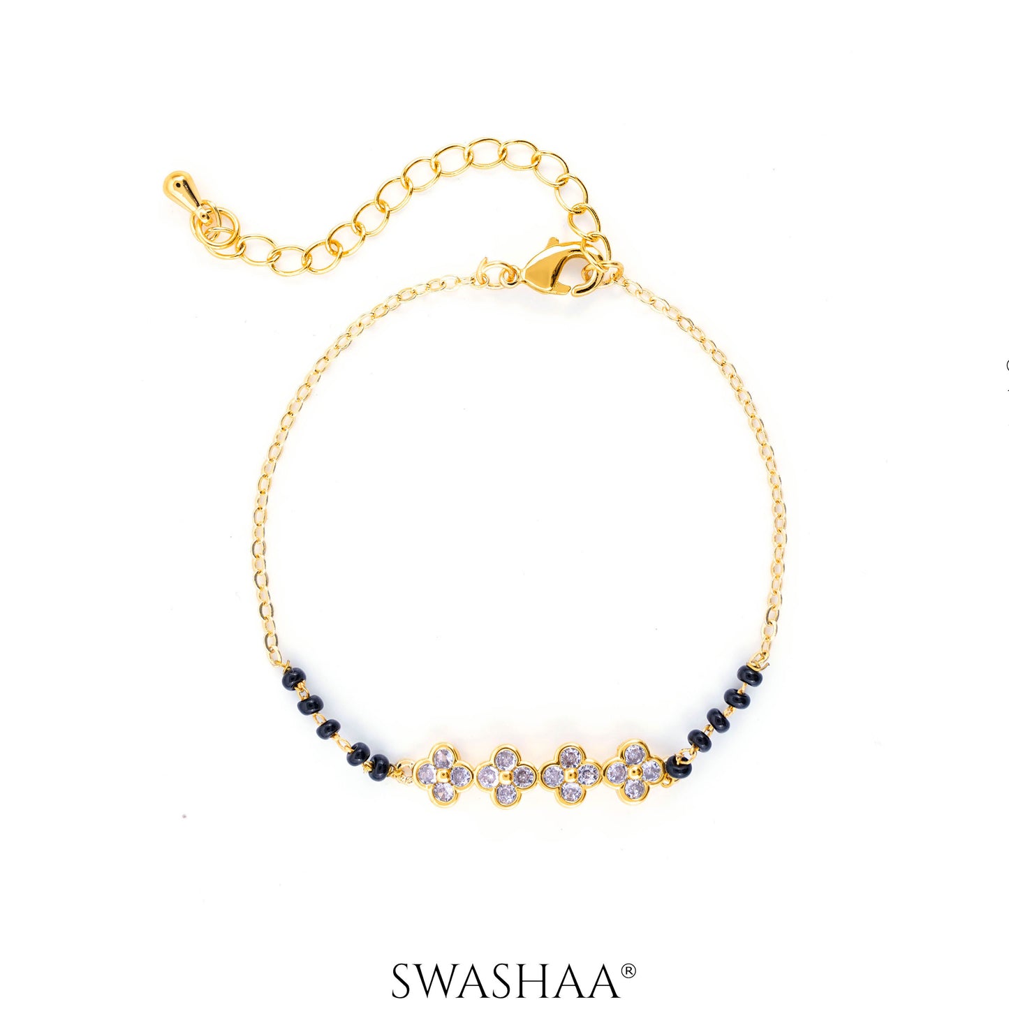 Harini 14K Gold Plated Mangalsutra Bracelet