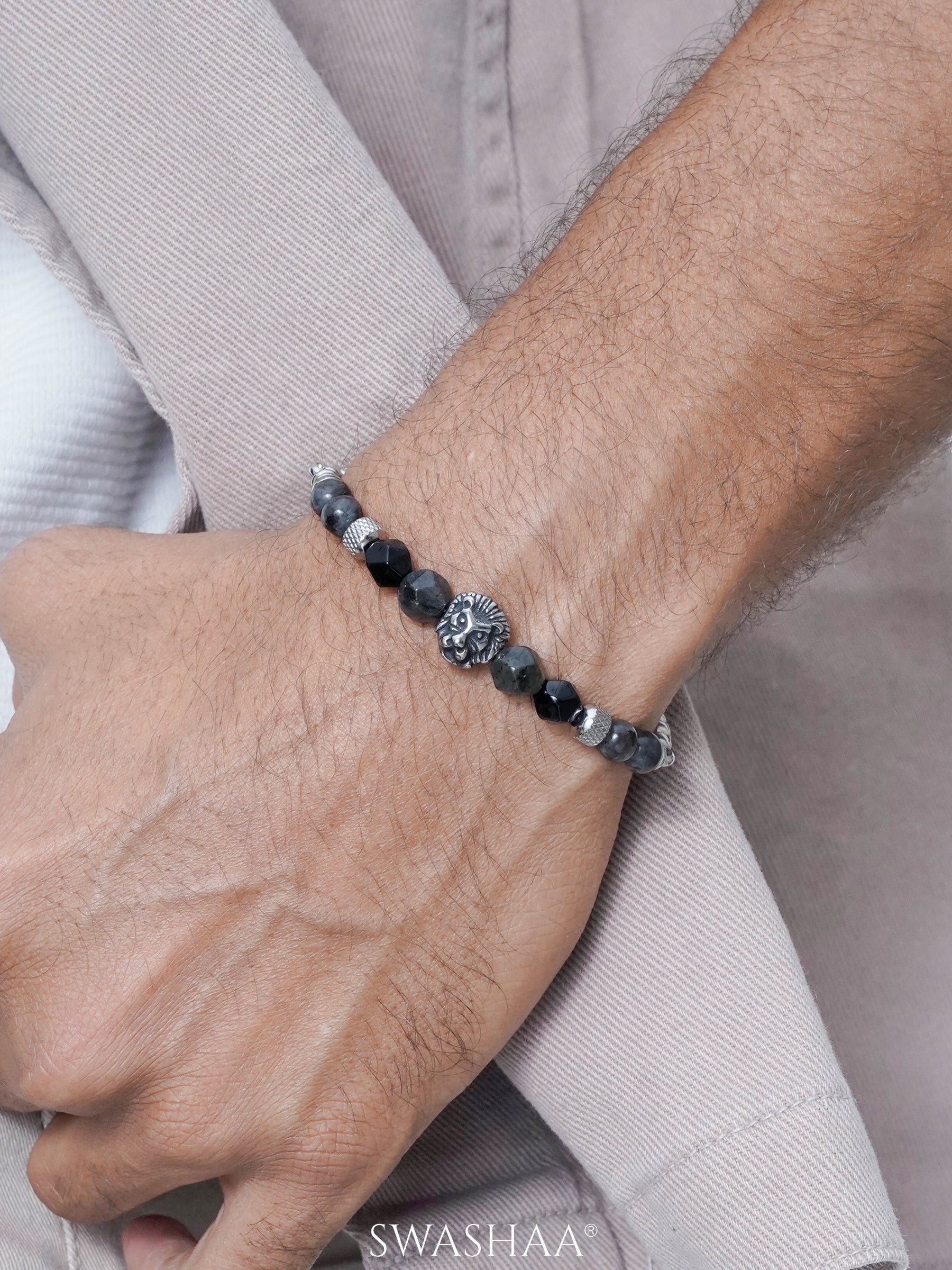Harrisson Men's Beaded Bracelet