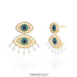 Havana Eye 18K Gold Plated Earrings