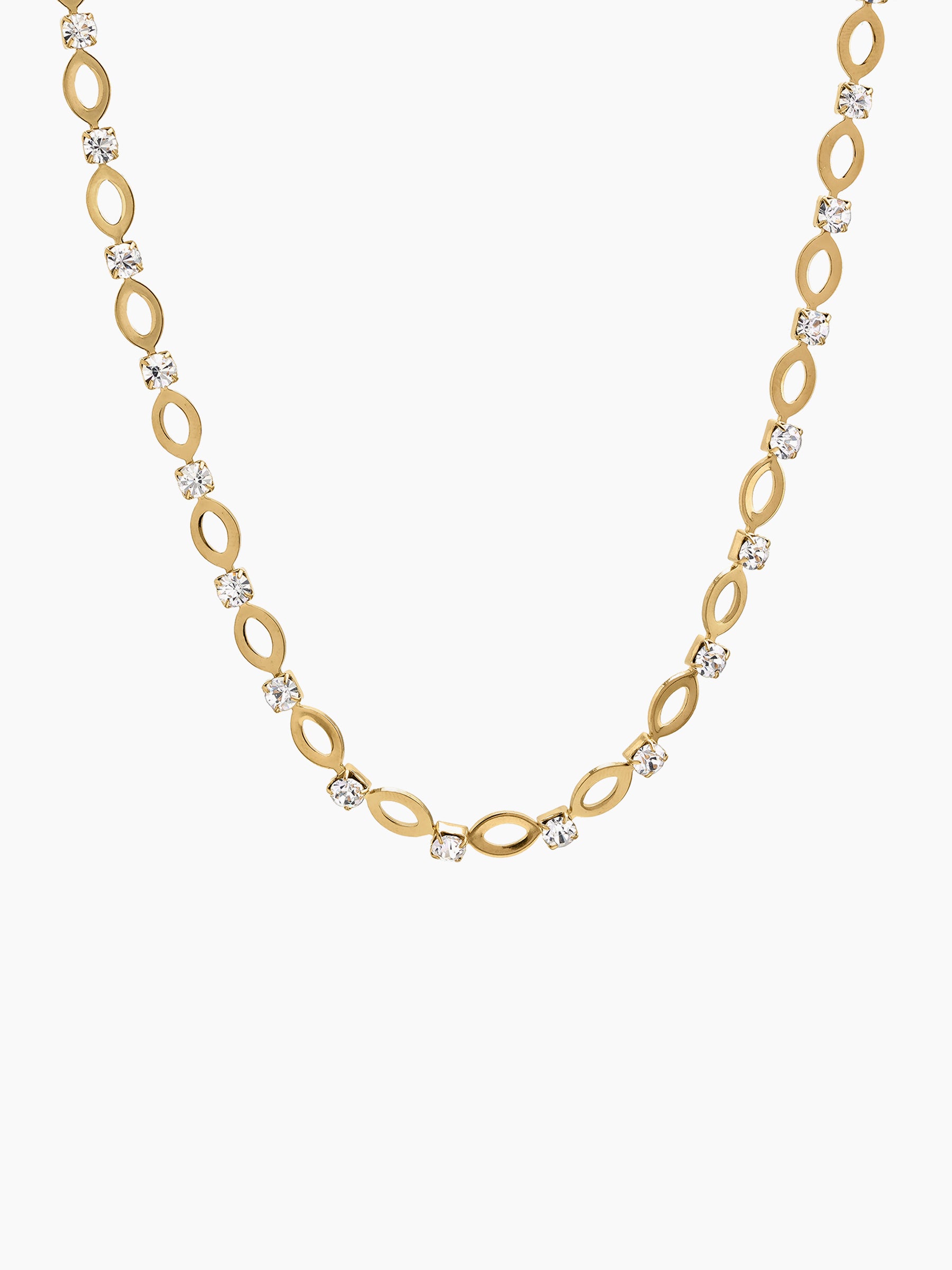 Helvia Diamond Link 18K Gold Plated Women's Chains