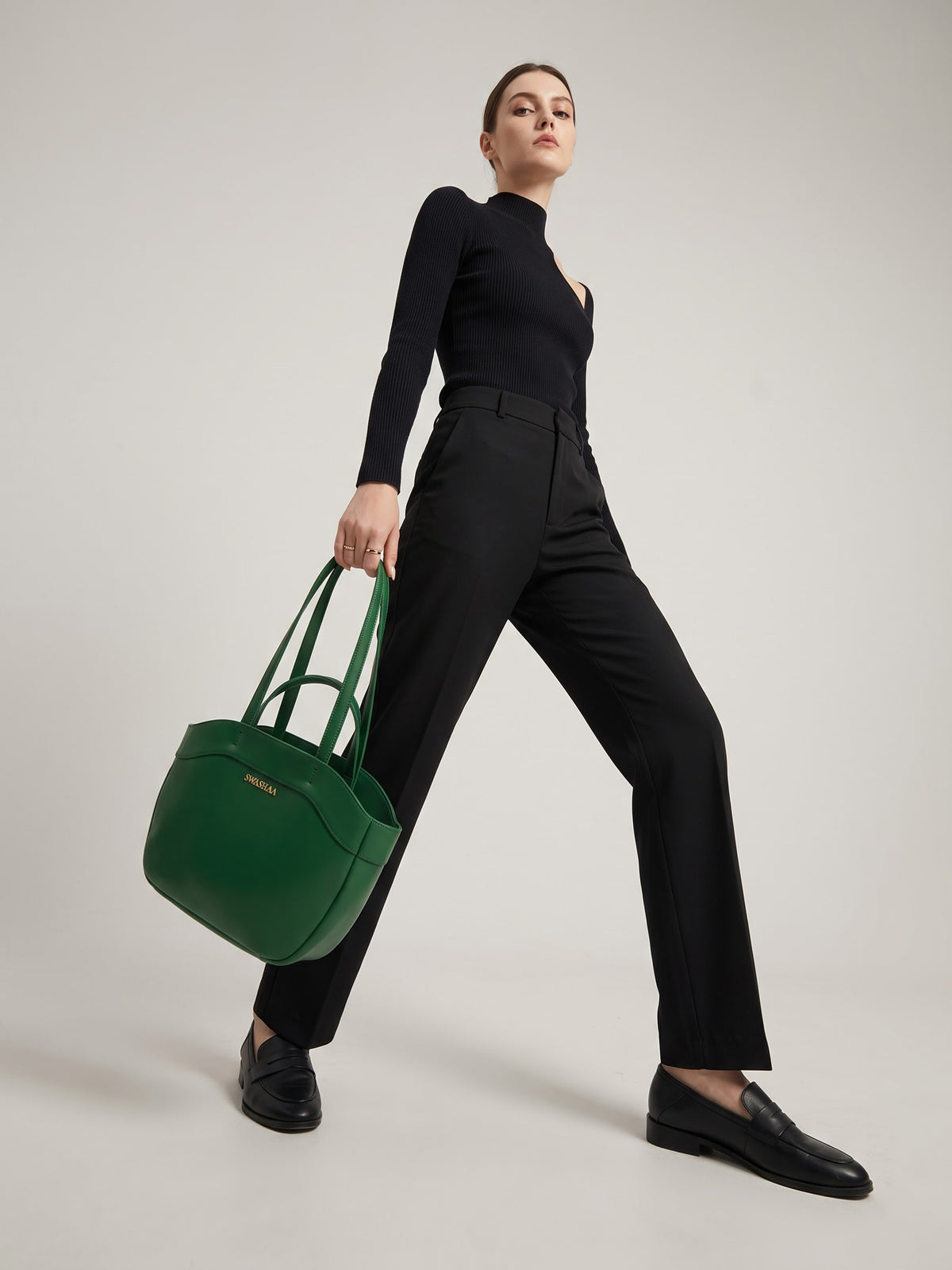 Hemi Green Women's Leather Shoulder Bag