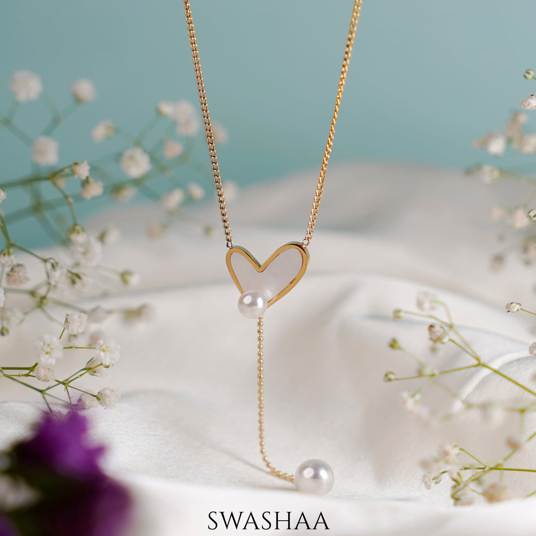 Hestia Heart 18K Gold Plated Necklace