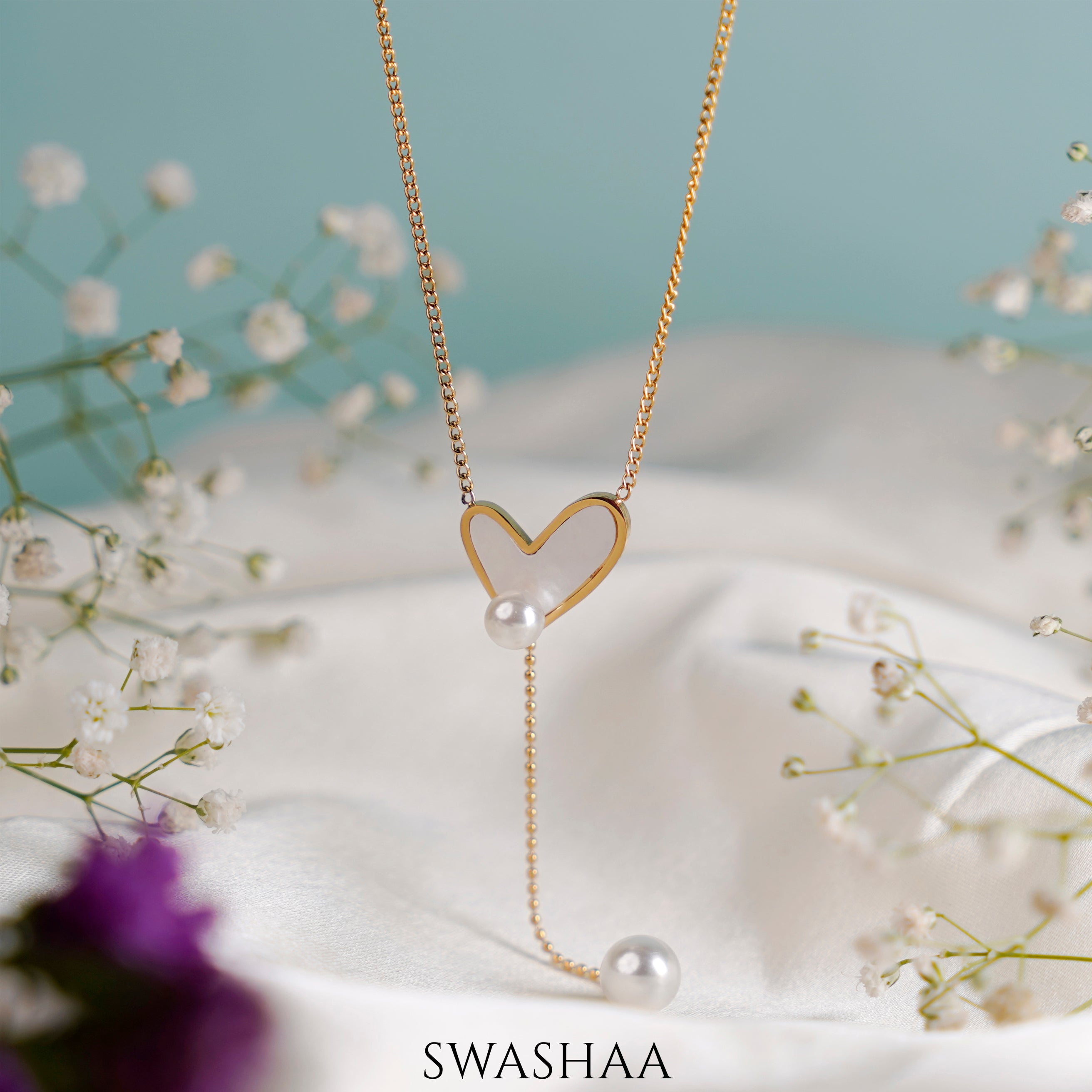 Hestia Heart 18K Gold Plated Necklace