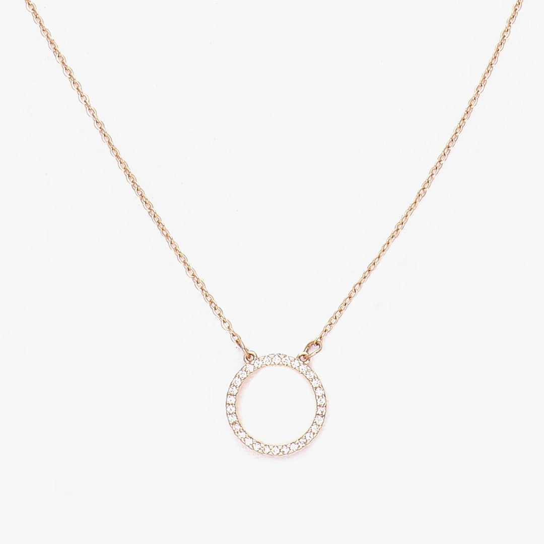 Holo Rosegold Plated Necklace