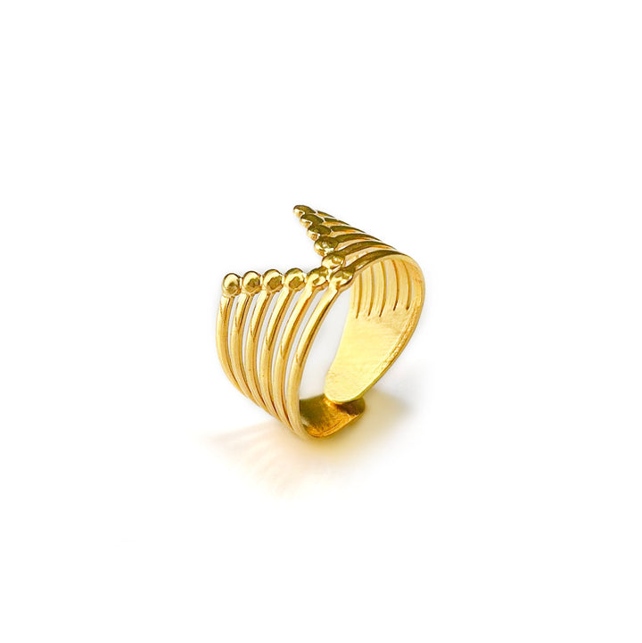 Clarky 18K Gold Plated Ring