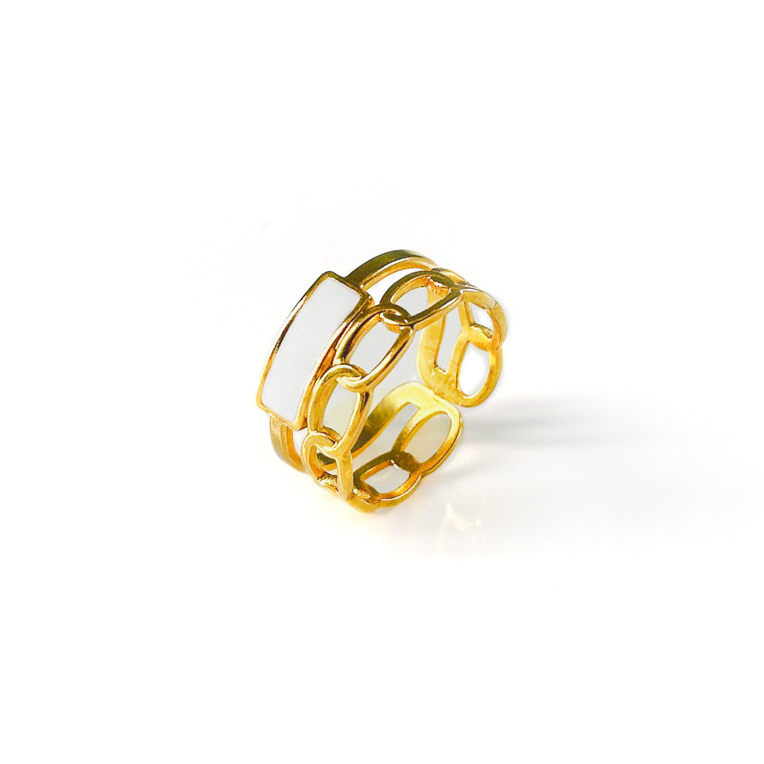Helen 18K Gold Plated Ring