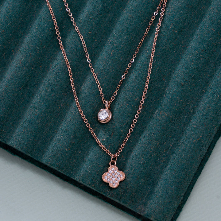 It Girl Rosegold Plated Necklace