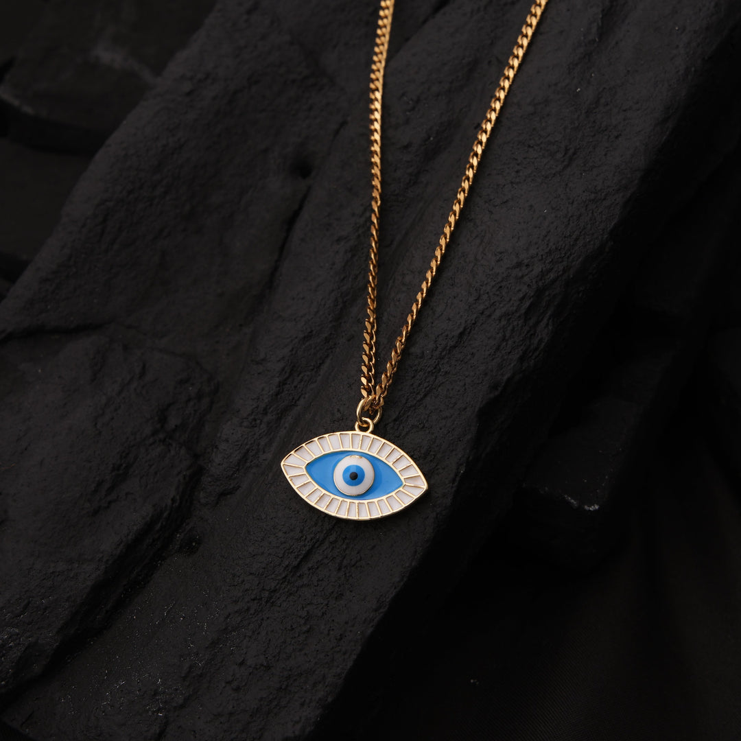 Greer Eye 18K Gold Plated Men's Chain Pendant